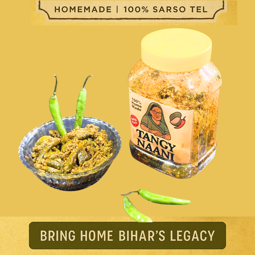 Hari Mirch ka Achaar ( Green Chilly Pickle )